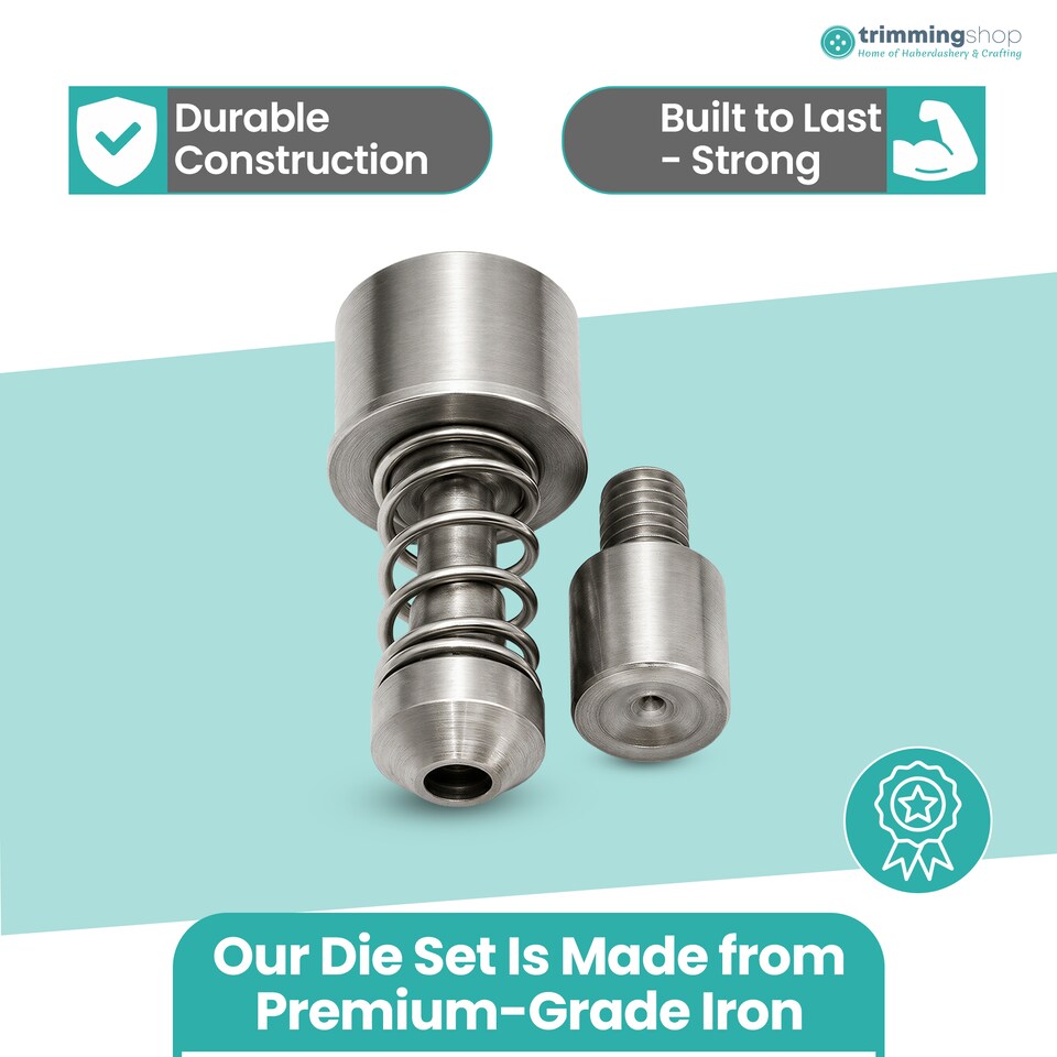 image 1 of 5mm Diamond Cut Punk Studs Die for Green Machine Hand Press for Jackets