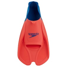 Speedo Unisex Adult Training Diving Fins - Tango/Blue - 8 UK-9 UK