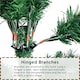 image 4 of Yaheetech Hinged Fir Christmas Tree with Foldable Stand