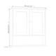 image 4 of Wall Mirror Cabinet | Grey | 64 x 12 x 34 | 1