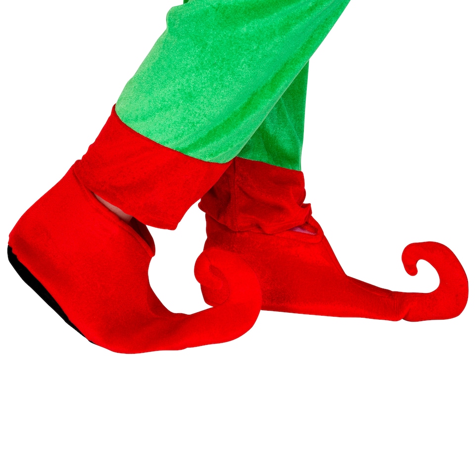 image 1 of Womens Christmas Elf Costume | Red | red | 2XL | 1
