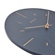 image 4 of Interval Resin Wall Clock 30cm - Navy & Gold Blue | Navy