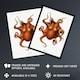 image 2 of Octopus Vintage Illustration Carl Chun Wall Art Poster Print 12X16"