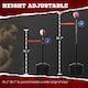 image 4 of SPORTNOW Adjustable Speed Bag with Stand, Reflex Bar, Multicoloured Multi
