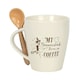 image 1 of Broomstick Runs on Coffee Mug and Spoon