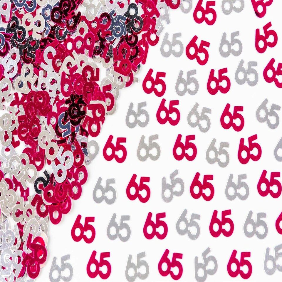 image 1 of 4 packs 65th Confetti
