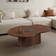 image 2 of Nolan Solid Wood Coffee Table Brown