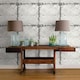 image 2 of NuWallpaper NUS2213 Vintage Tin Tile Peel & Stick Wallpaper, Silver Multi