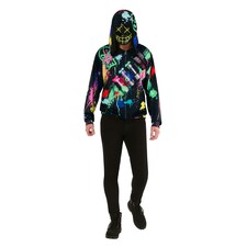 Bristol Novelty Unisex Adult Sinister Street Artist Costume - Multicoloured - XS XS