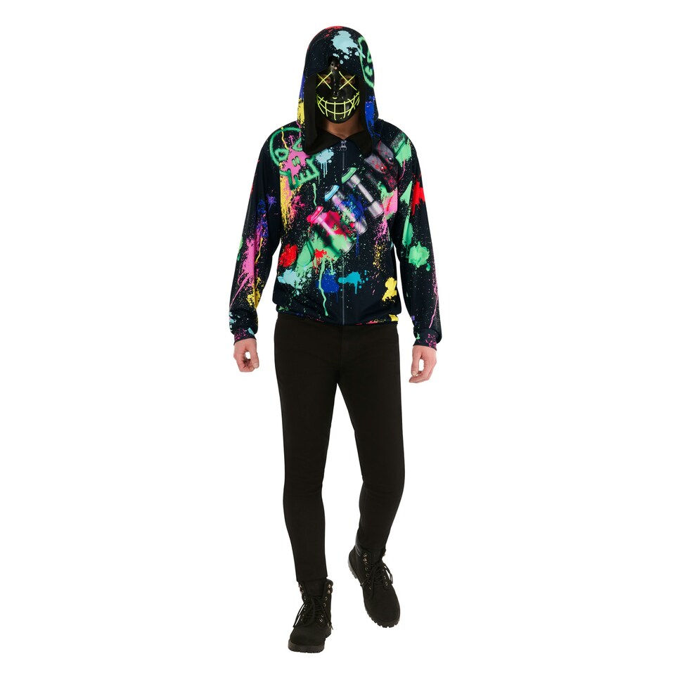 image 1 of Bristol Novelty Unisex Adult Sinister Street Artist Costume - Multicoloured - XS XS