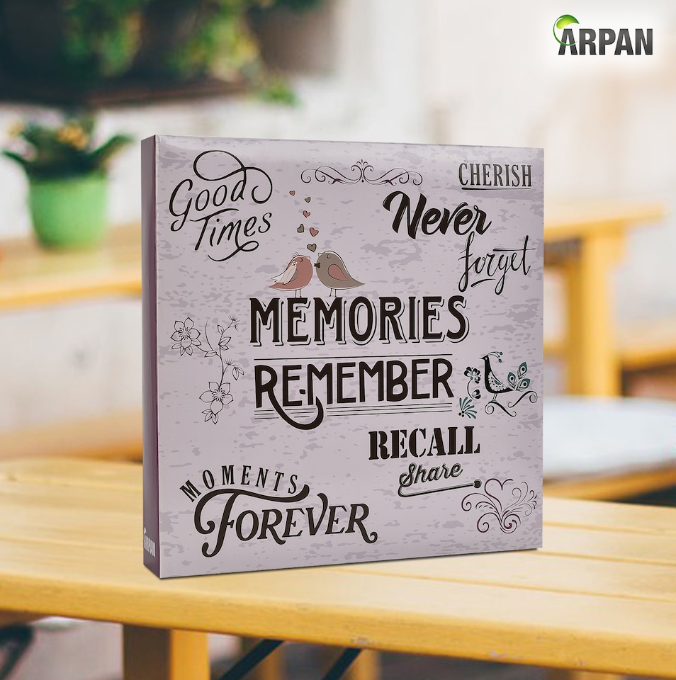 image 1 of ARPAN Large 3-Ring Binder Photo Album Holds 500 Photos 6x4" (10x15cm) – Slip In Pocket Picture Album for Wedding, Baby, Birthday, Family & Travel Memories