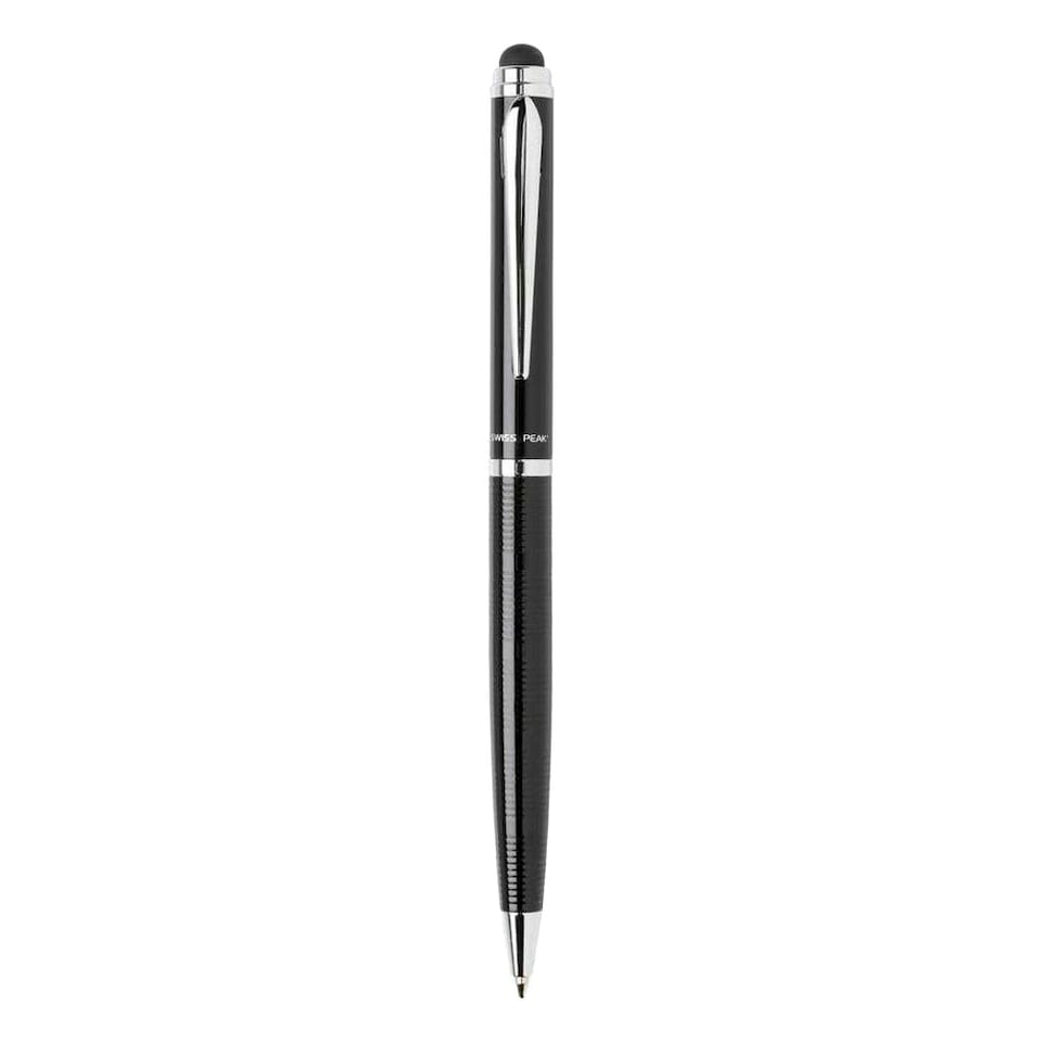 image 1 of Swiss Peak Deluxe Stylus Pen - Black - One Size