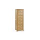 image 3 of Solid Oak 7 Drawer Narrow Chest - FSC Mix