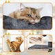 image 5 of Yaheetech Floor-to-Ceiling Cat Tree Dark Grey