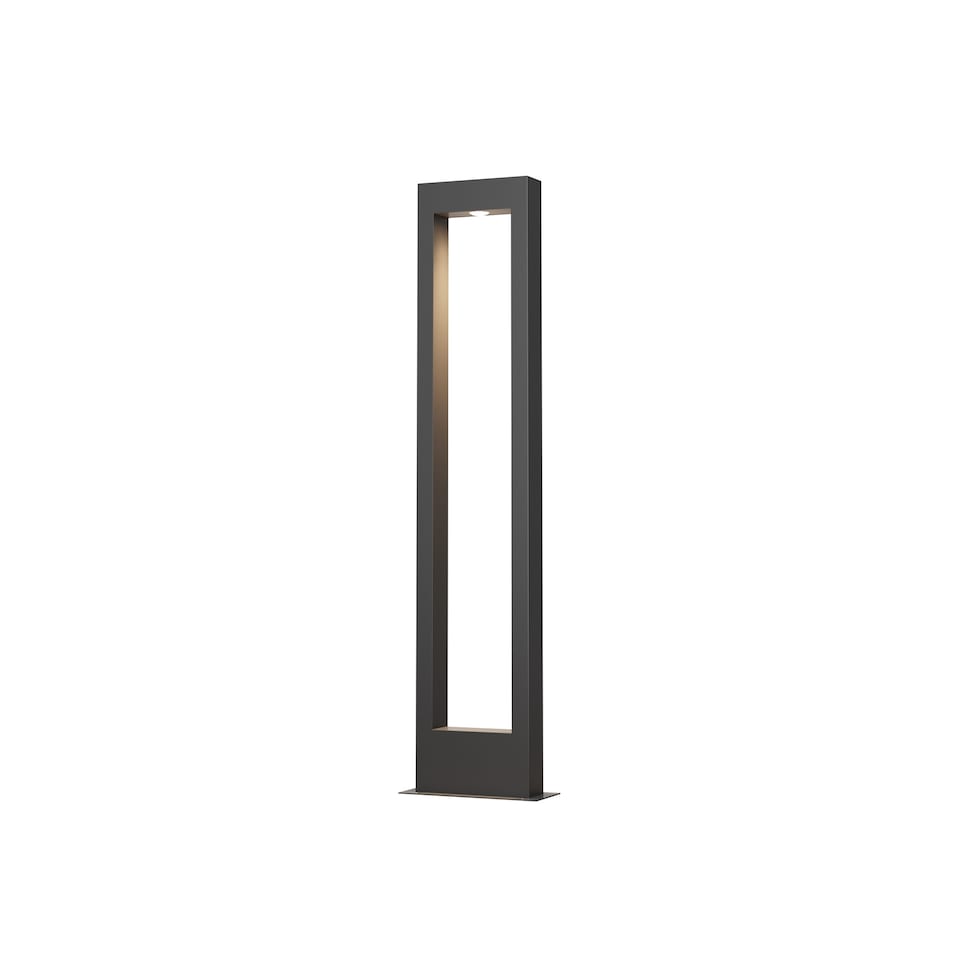 image 1 of Bonn 100cm Outdoor Bollard Graphite 3000K 550lm IP65