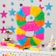 image 5 of Fax Potato Number 8 Pinata Set with Stick & Blindfold - Pink Stick