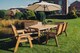 image 4 of Valley Seat 10 Set 2X2B 2X3B Table - Timber - L220 x W330 x H95 cm - Garden Furniture - Minimal Assembly Required