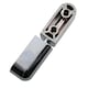 image 5 of 2pk Lift Off Chrome Knuckle Hinge Concealed Fixing 16x76mm Heavy Duty Silver