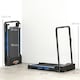 image 7 of HOMCOM 1-6 km/h Folding Motorised Treadmill Walking w/ Remote Control, Blue