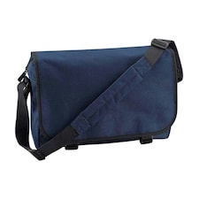 Bagbase Contrast Detail Messenger Bag - French Navy - One Size | Blue