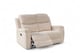image 1 of Beige Fabric 2 Seater Manual Recliner Sofa VISCONTI