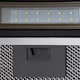 image 4 of SIA AH60BL 60cm Black Angled Glass Chimney Cooker Hood Kitchen Extractor Fan With 3 Speeds & LED Lights