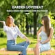 image 3 of Outsunny 1.1M Outdoor Garden Bench Patio Loveseat Fir Wood 2 Person