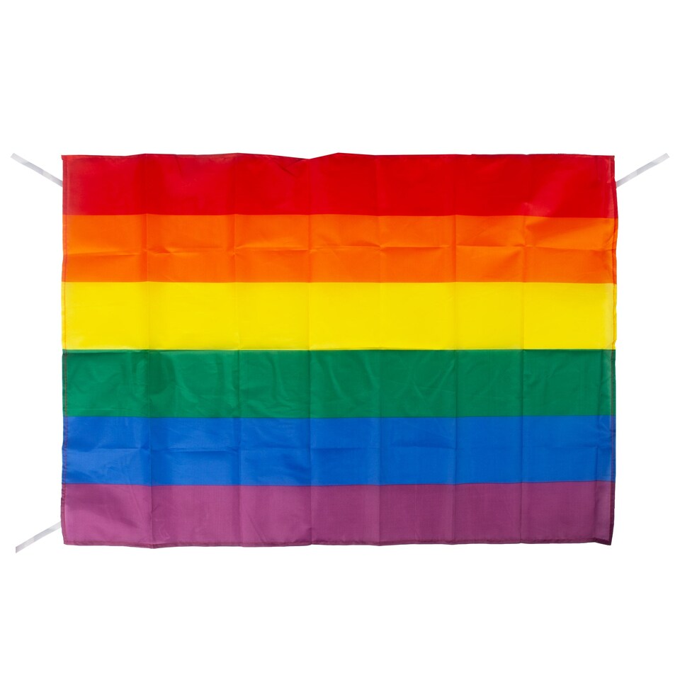 image 1 of PMS Medium Rainbow Pride Flag 33" x 23"