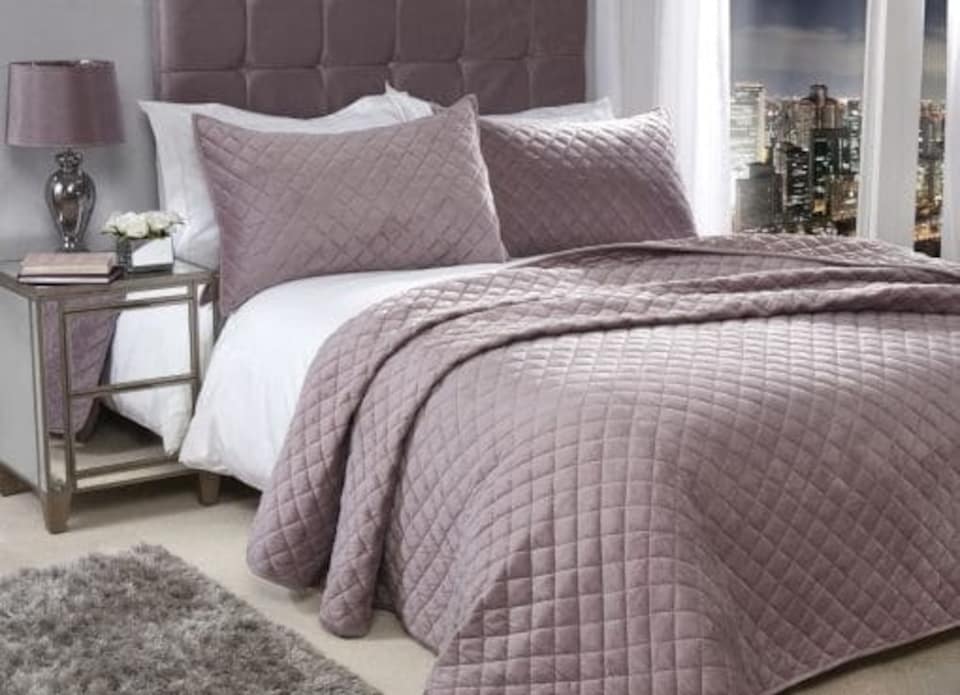 image 1 of Banbury Bedspread Heather | Pink | Pink