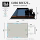 image 4 of Cubo Breeze® v2 Campervan Awning - Charcoal & Orange