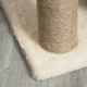 image 8 of PawHut Cat Tree Kitten Tower with Scratching Post Bed Perch Toy, Light Brown