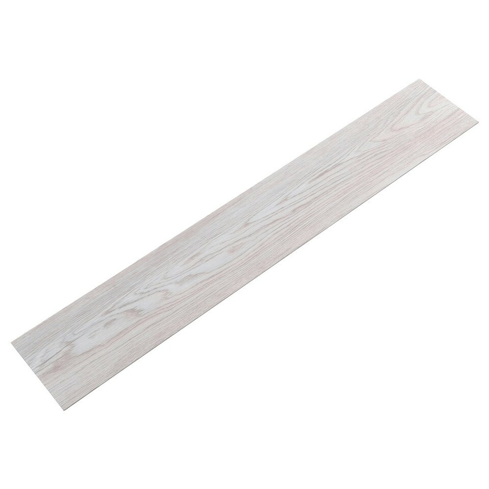 image 1 of Living and Home Realistic Wood Effect Flooring Plank 36Pcs - Light Grey Grey