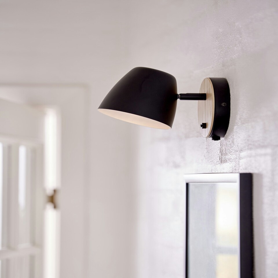 image 1 of Theo | Wall | Black Black | Black