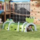 image 2 of AIYAPLAY Kids Play Tunnel for Ages 3-6 Crawl and Climb, Crocodile Design
