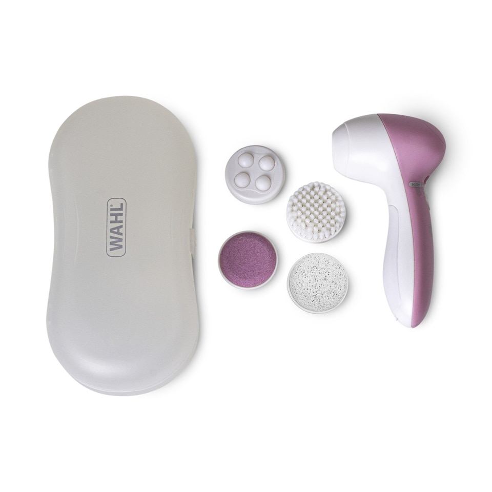 image 1 of Wahl 4-in-1 Facial Cleansing Brush Massager with Brush Attachments ZY046