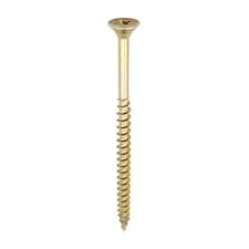 Timco - C2 Strong-Fix Multi-Purpose Premium Screws - PZ - Double Countersunk - Yellow (Size 6.0 x 100 - 225 Pieces)