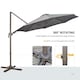image 4 of Outsunny 3(m) Cantilever Parasol 360 Rotation Roma Umbrella Grey