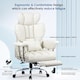 image 5 of Rattantree Ergonomic High Back Leather Office Chair with Footrest
