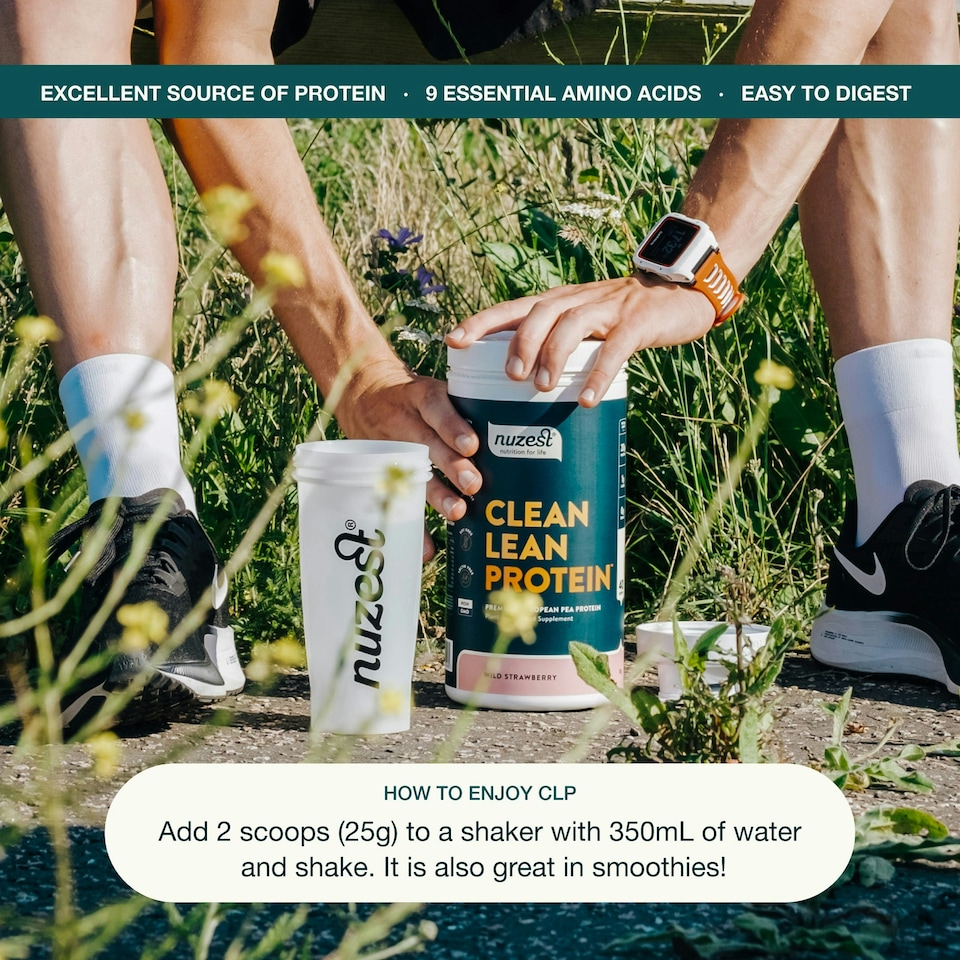 image 1 of Clean Lean Protein - Wild Strawberry - Pea Protein Powder- Vegan