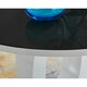 image 2 of Furniturebox Giovani High Gloss And Glass 100cm Round Dining Table