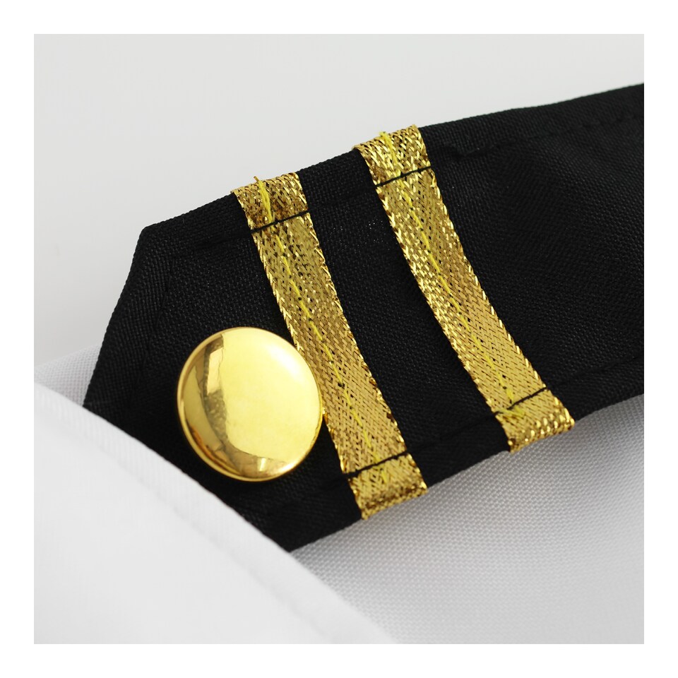 image 1 of Sailor Captain Costume - 2 Pcs - Jacket & Trousers | White | M