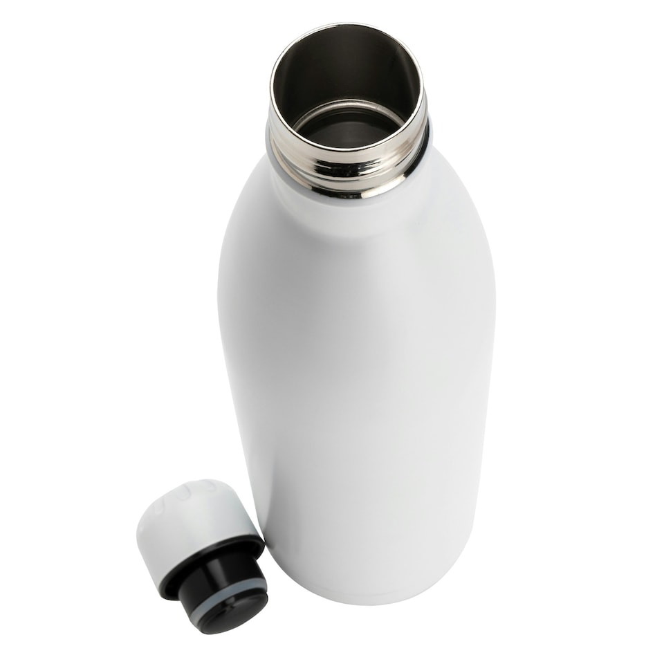image 1 of XD Collection Stainless Steel 1L Water Bottle - White - One Size White | One Size