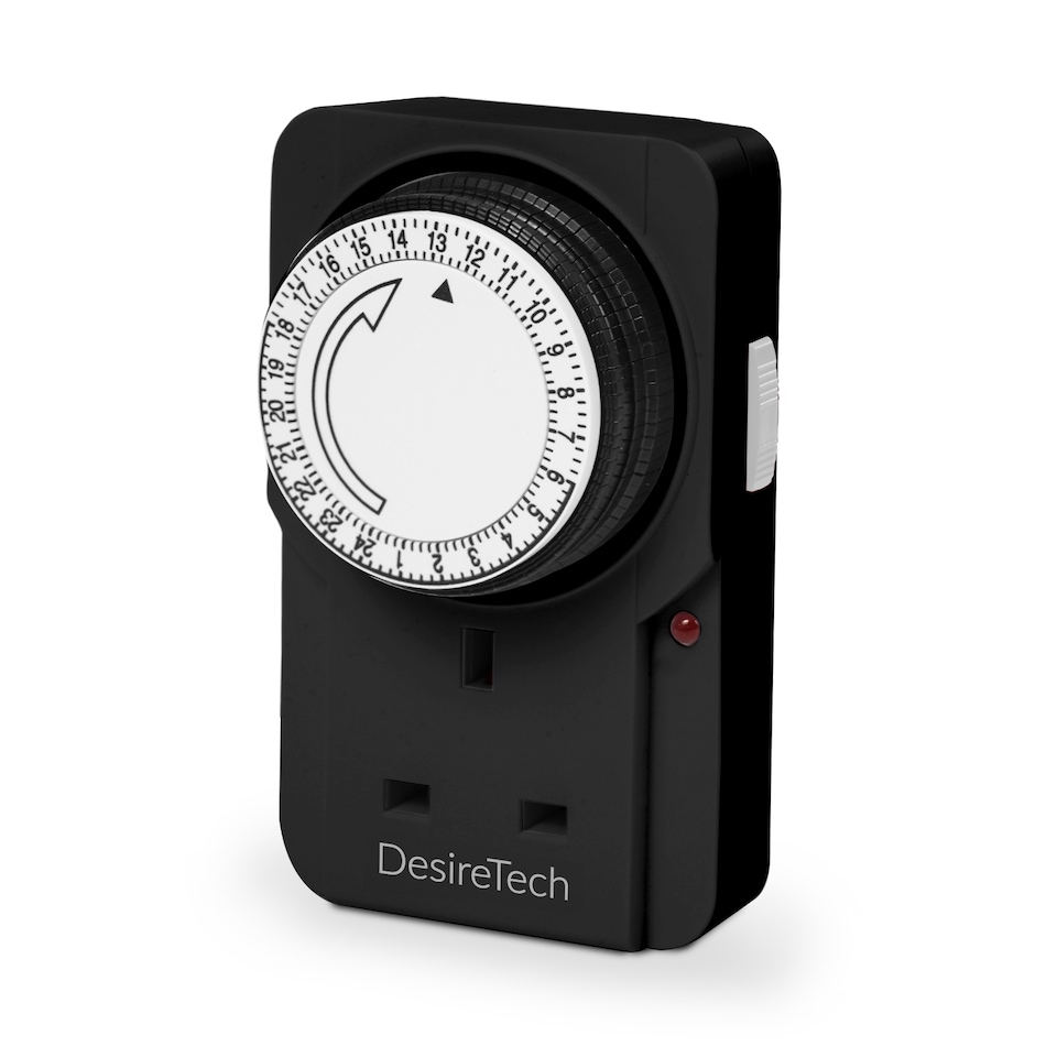 image 1 of Desiretech Plug In 24 Hour Segment Timer Switch for Mains Sockets