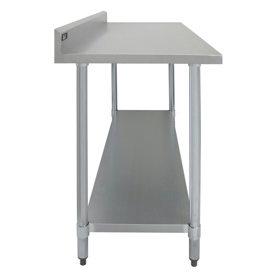 image 1 of Commercial Stainless Steel Catering Table - 6ft Wide Silver