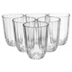 image 2 of Drinking Glasses Cocktail Water Juice Highball Tumblers Set 265ml | Clear | Clear | Set of 12