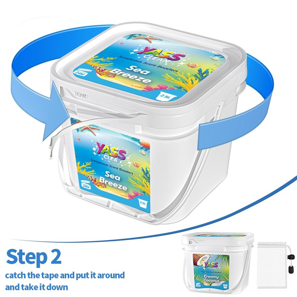 image 1 of Yass Clean Laundry Scent Boosters Scented Washing Beads 2.5L 1.8KG Creamy Coconut