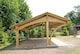 image 2 of Revelatio Triple Carport - Pressure Treated Timber - L740 x W580 x H300 cm | Brown