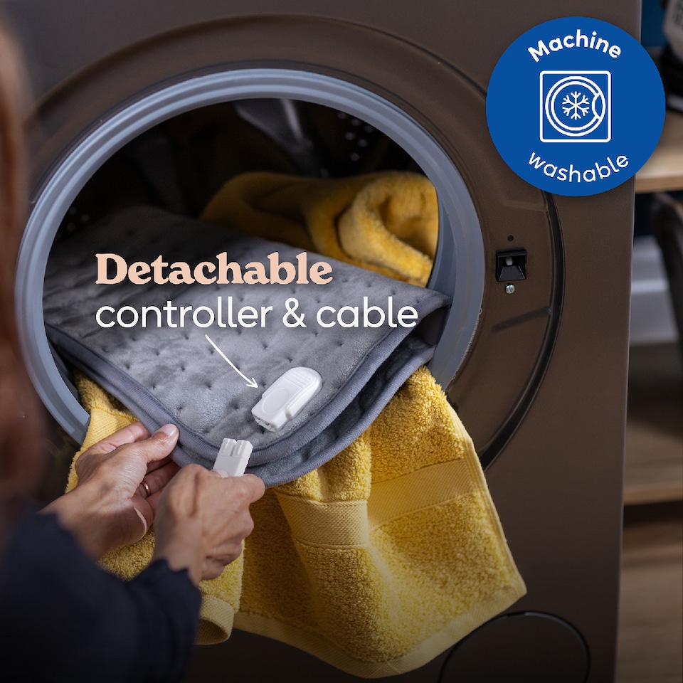 image 1 of Russell Hobbs Heated Pad Electric Heater Pain Relief 3 Heat Settings with 2 Year Guarantee RHHPS1001