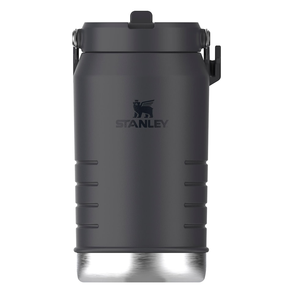 image 1 of IceFlow Flip Straw 2.0 Jug 1.9L Water Bottle | Black | Black | 1