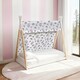 image 4 of Peppa Pig Toddler House Bed - Wood - L144 x W91 x H130 cm - White